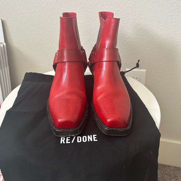 Re/Done Short Cavalry Boot - Picture 2 of 7